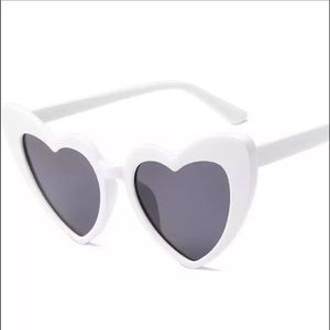 White Heart Sunglasses